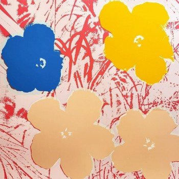 Andy Warhol (after) - Serigrafía a color Flowers 11.70