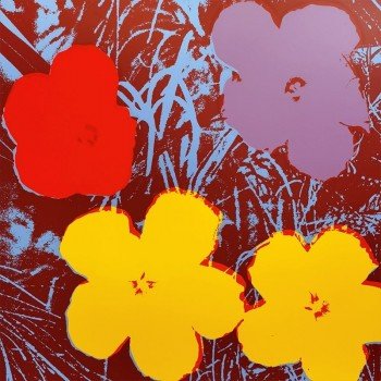 Andy Warhol (after) - Serigrafía a color Flowers 11.71