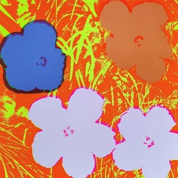 Andy Warhol (after) - Serigrafía a color Flowers 11.69